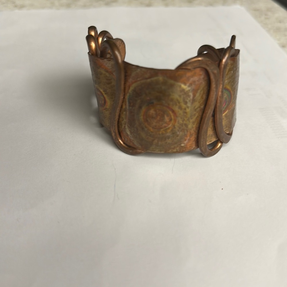 Copper one of a kind bracelet